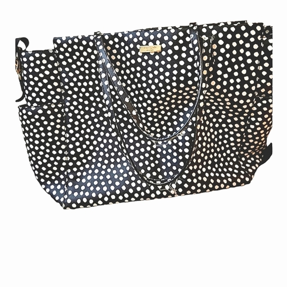 KATE SPADE laurel way musical dot printed tote or baby bag - Picture 1 of 9